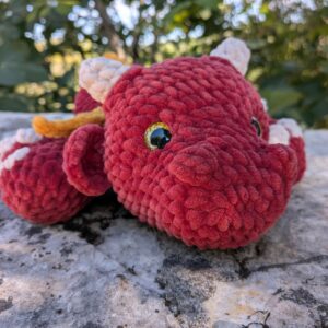Dragon peluche crochet whimsical