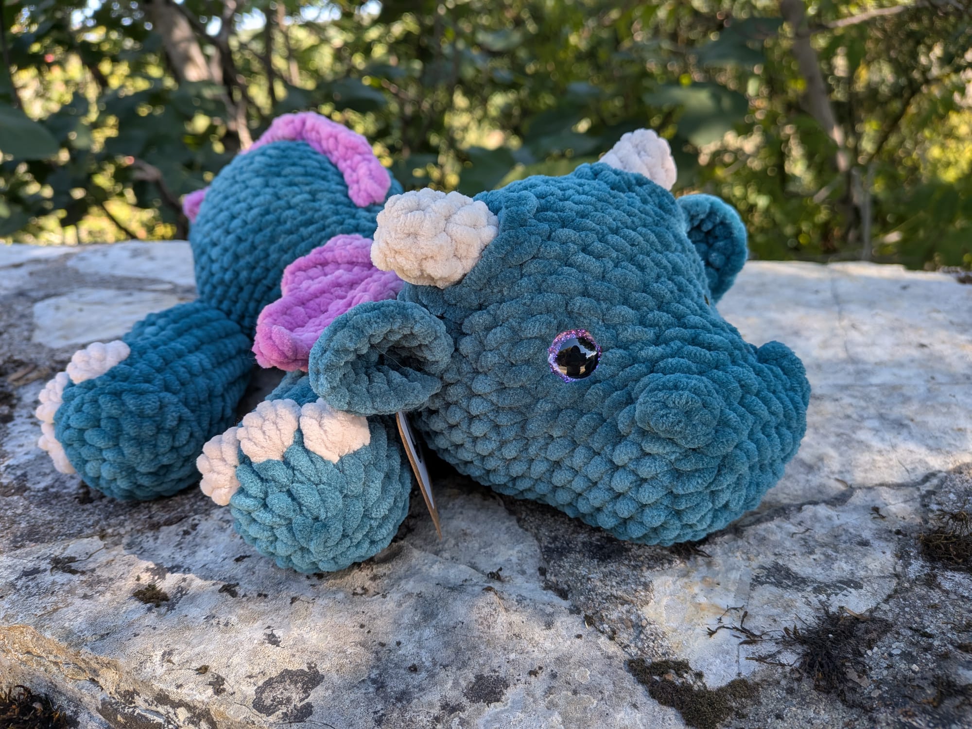 Dragon peluche crochet whimsical