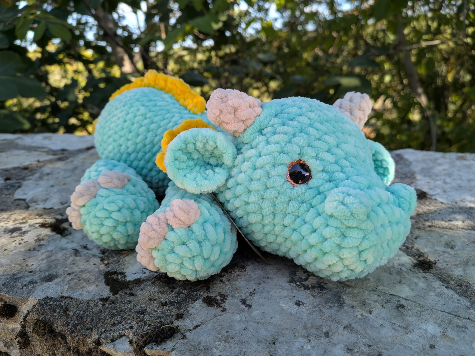 Dragon peluche crochet whimsical