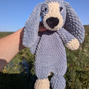 Doudou chien peluche crochet