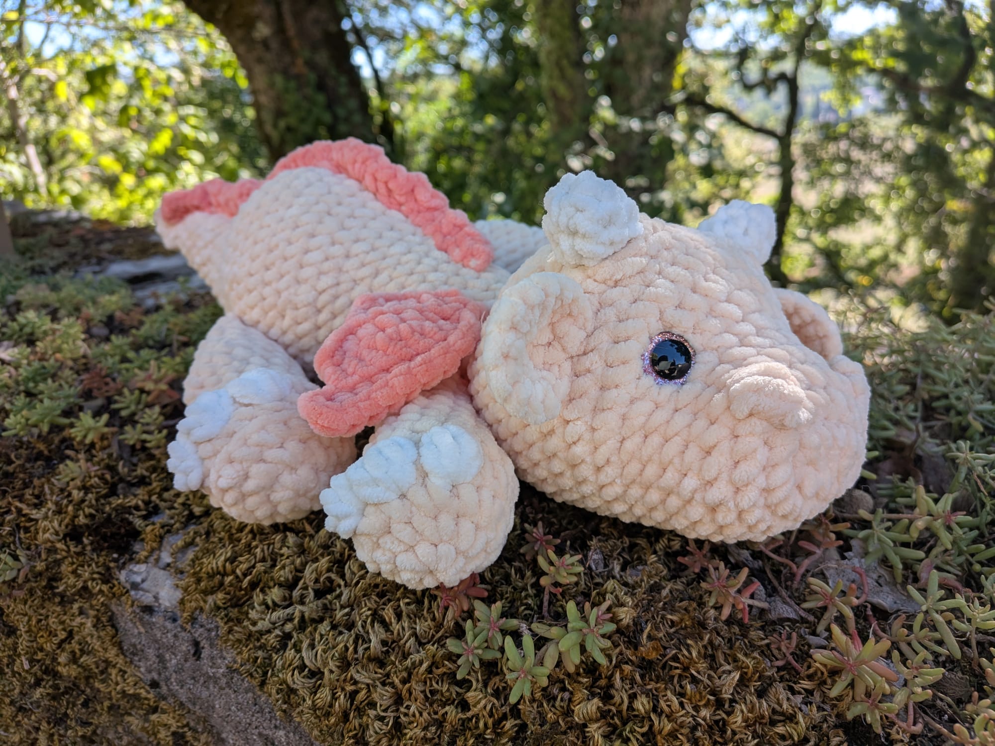 Dragon peluche crochet whimsical